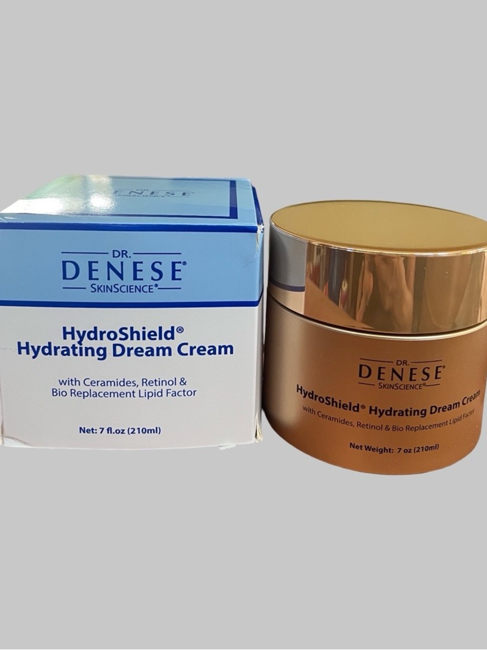 Dr. Denese HydroShield Hydrating Dream Cream — Gold Moisturizing Night Treatment